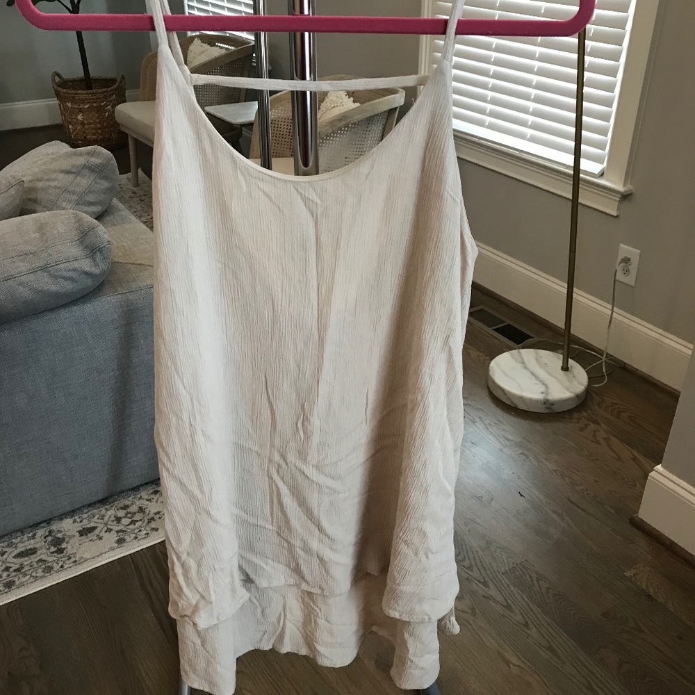 Natural Summer Dress with open back